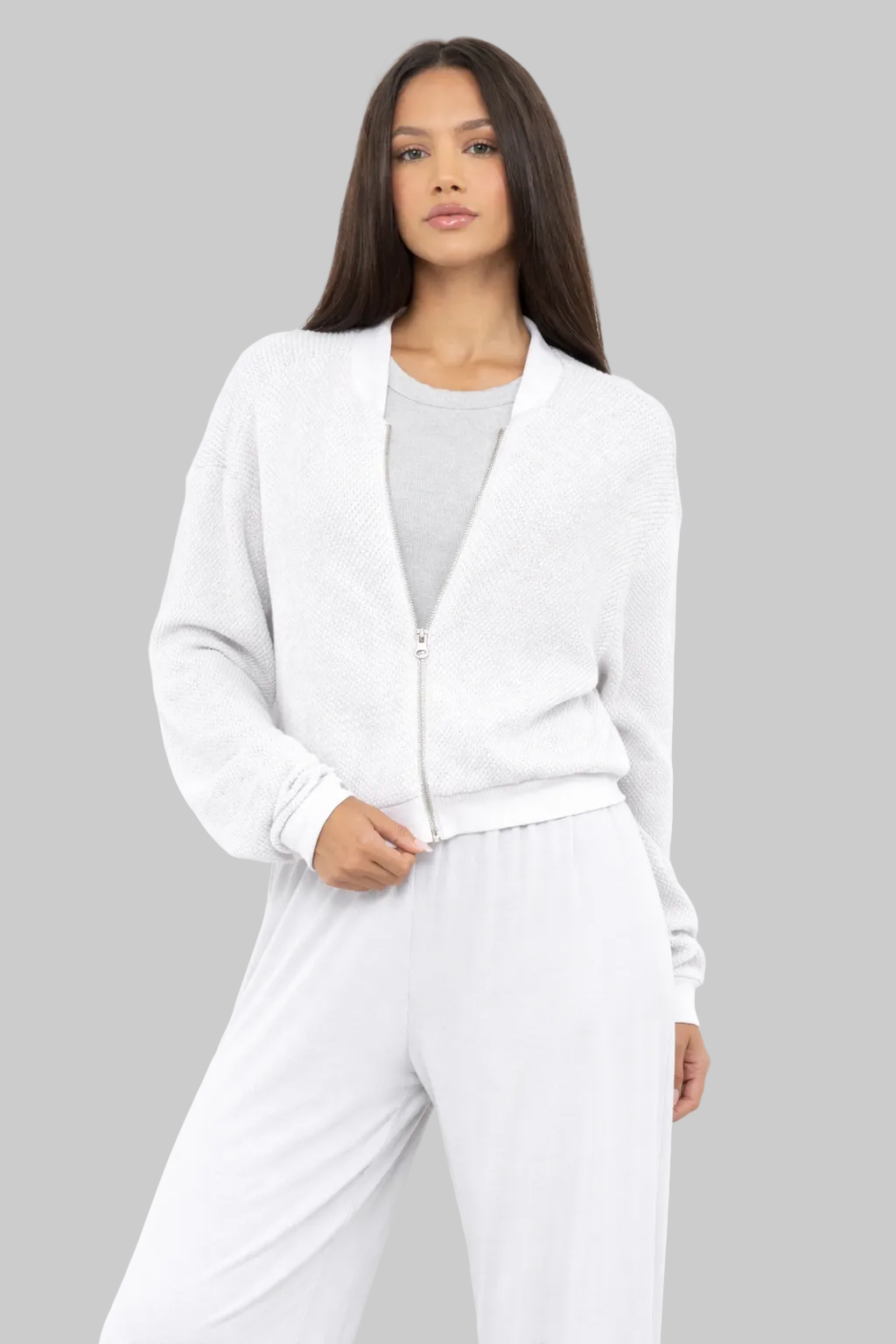 Ellory Bomber Sweater Jacket