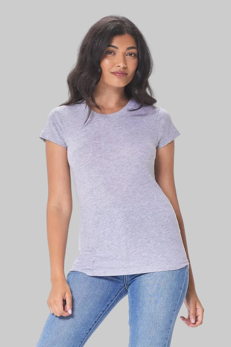 Heather Grey Basic Tee