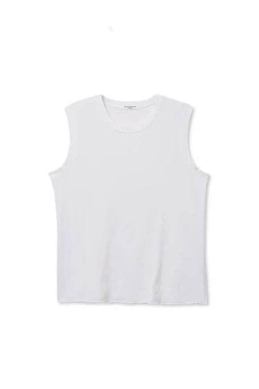 Faye Cotton Tank in White