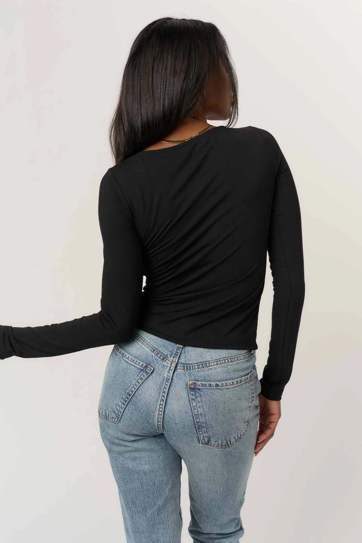 Rosa Twist Front Long sleeve