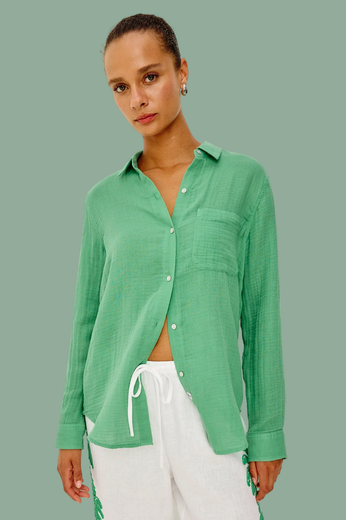 Ellis Clover Button Up