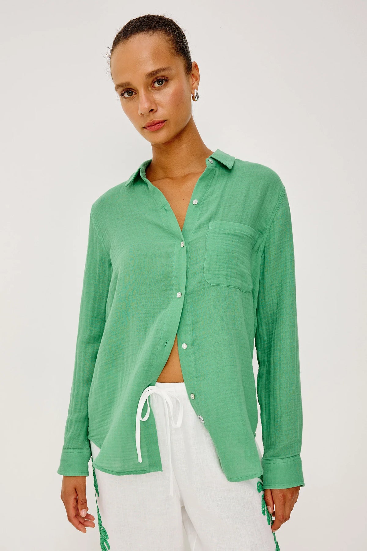 Ellis Clover Button Up