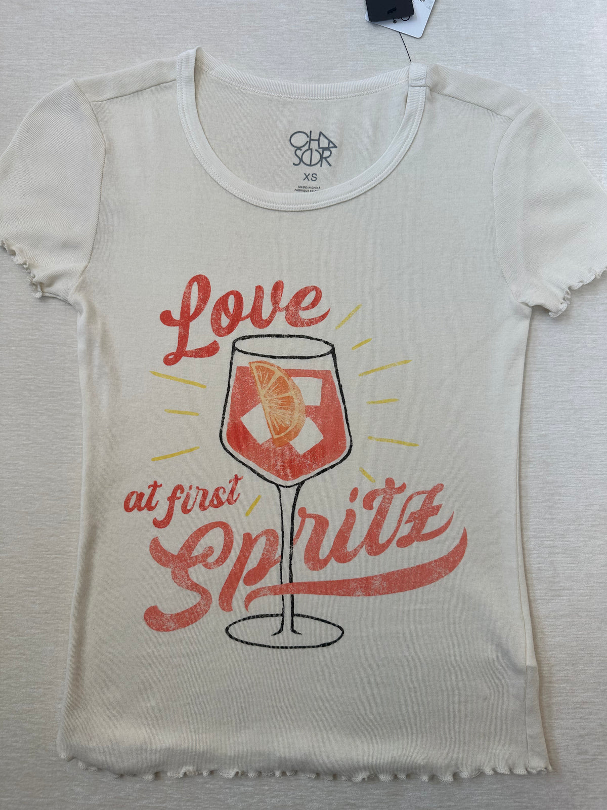 Love at First Spritz Starry White Tee