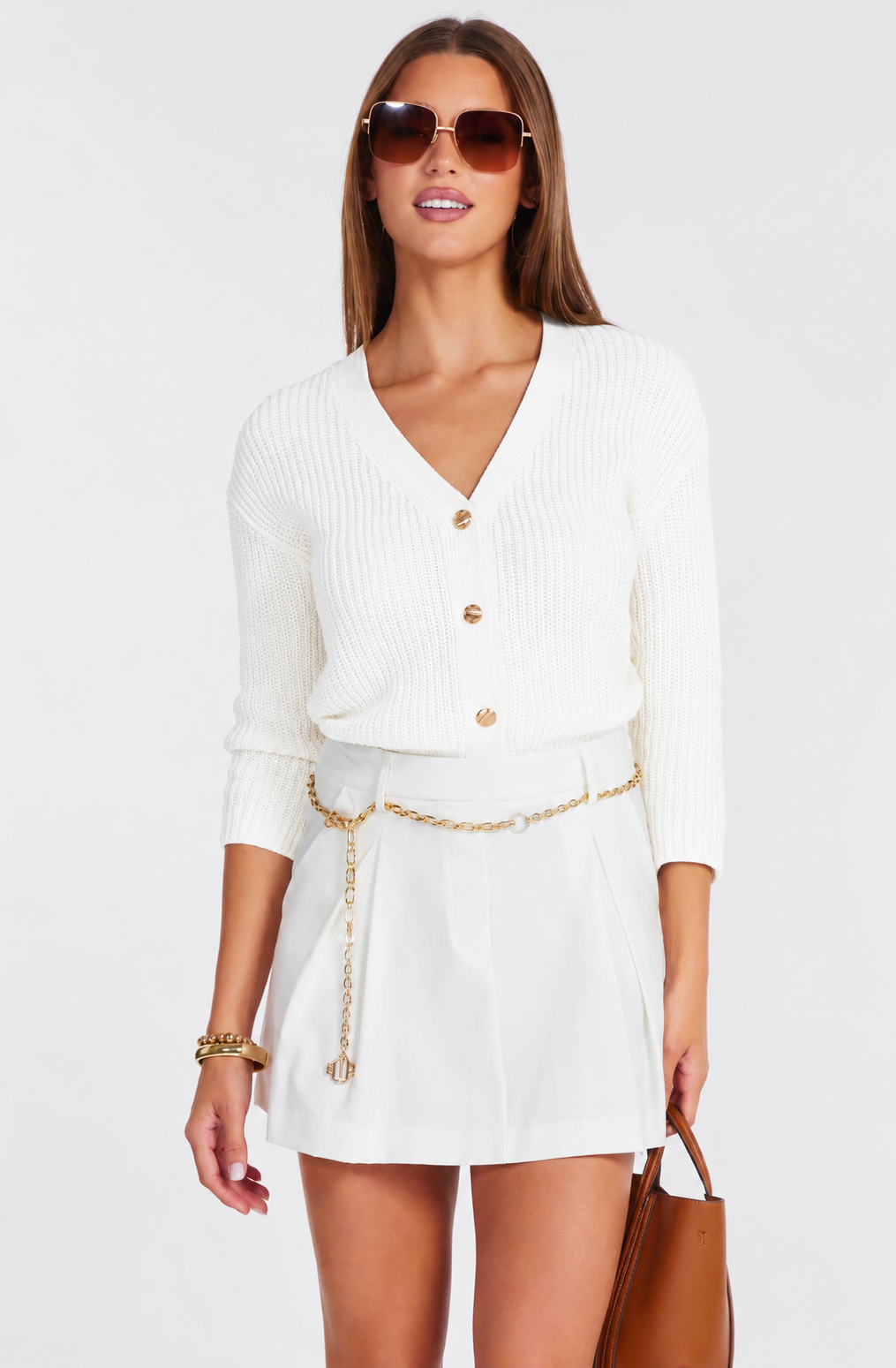 Forever white cardigan