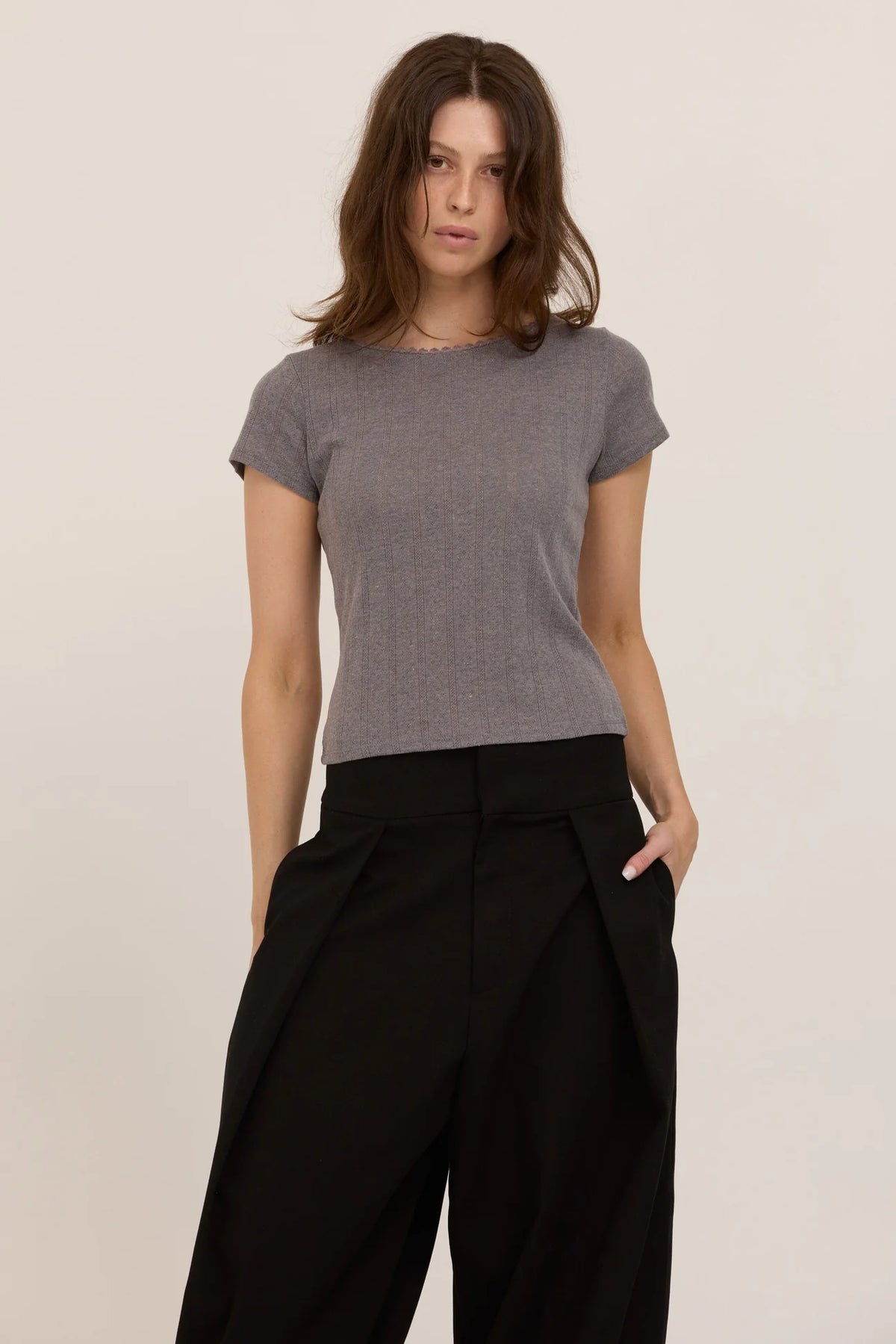 Arden grey tee