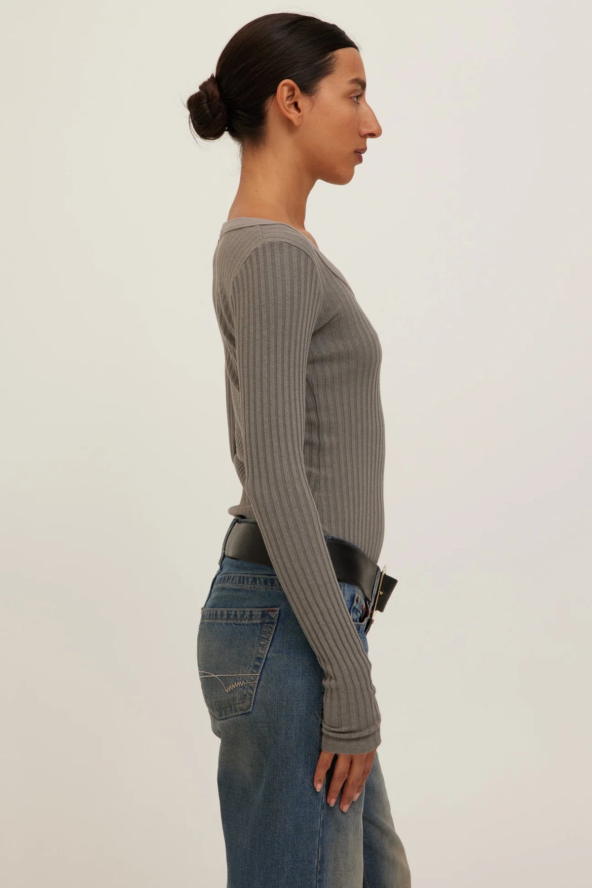 Scoop Slate Long Sleeve
