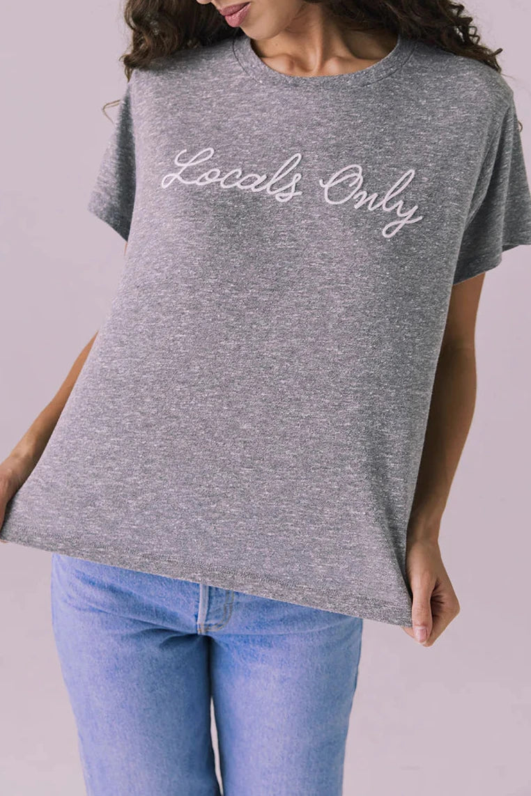 Locals Only Streaky Grey Tee