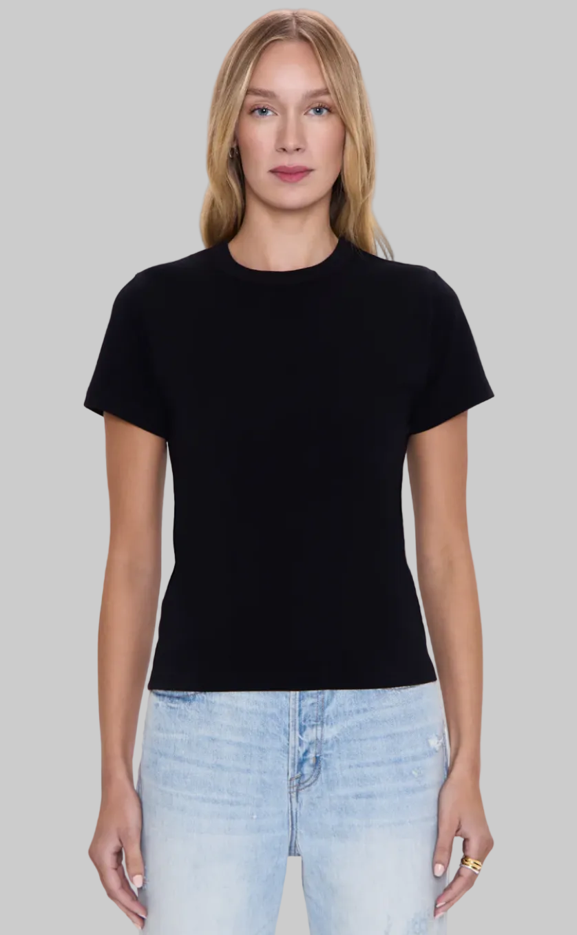Alba Tee in Noir