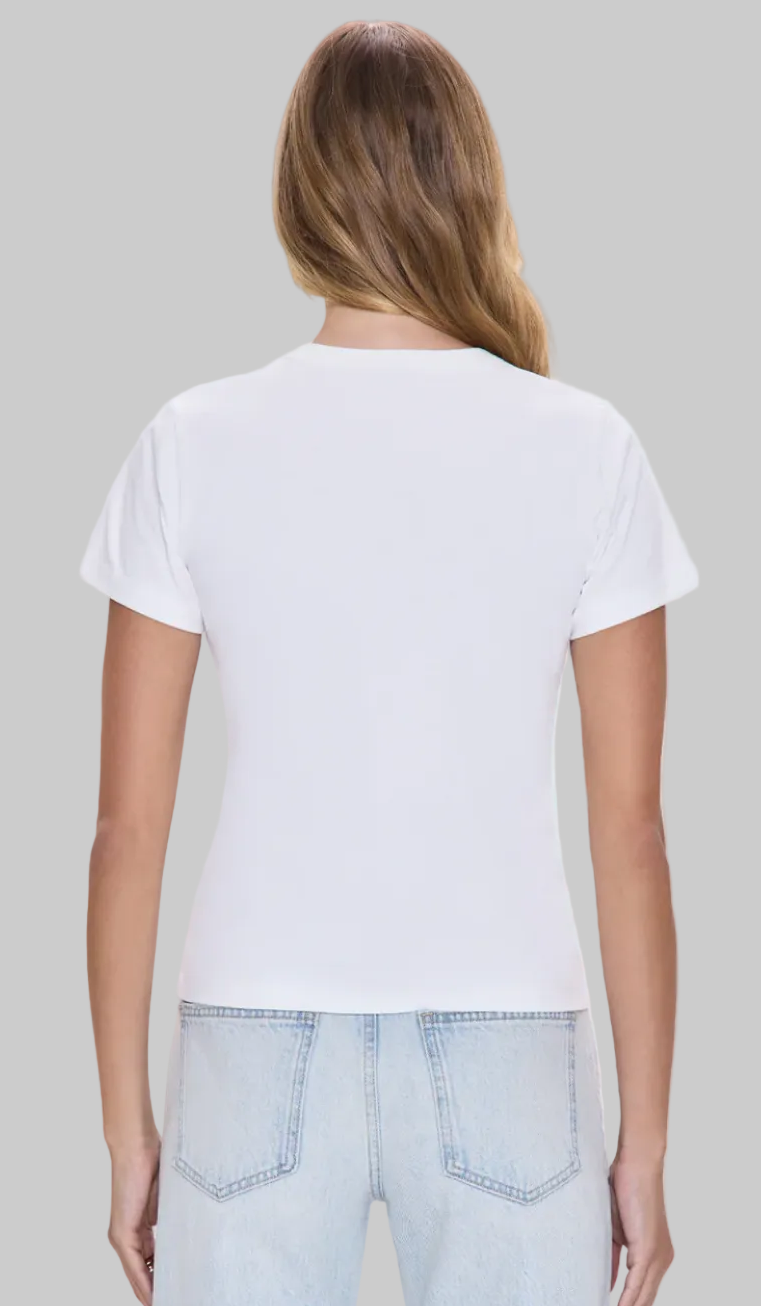 Alba Tee in Le Blanc