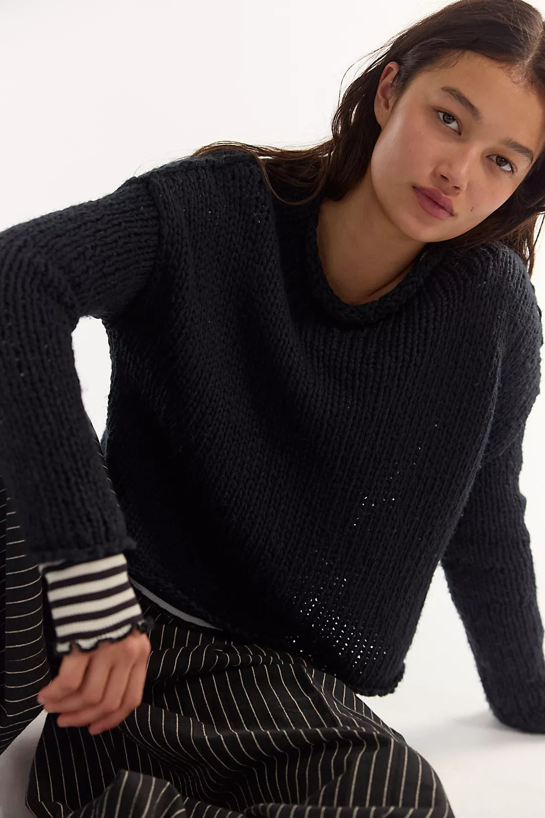 Letty black opal sweater