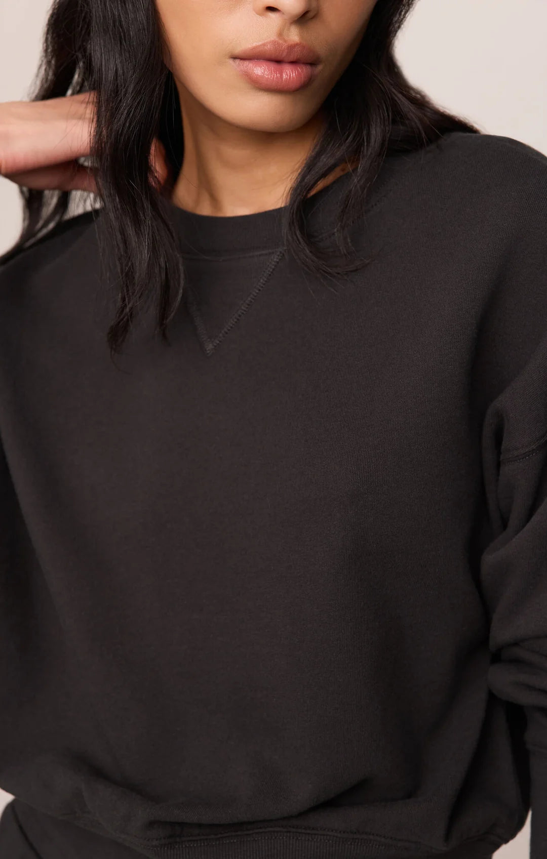 Ash Black Clubhouse Sweatshirt