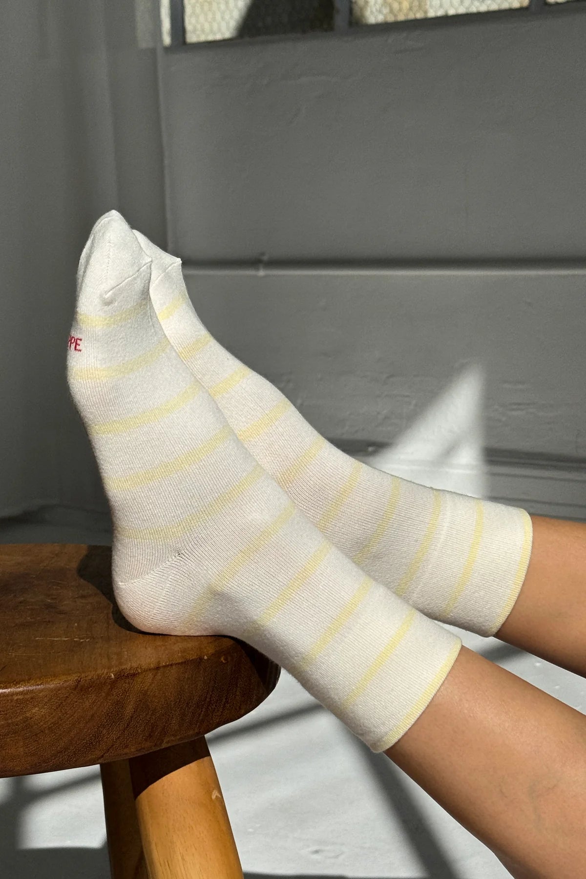 wally lemon socks
