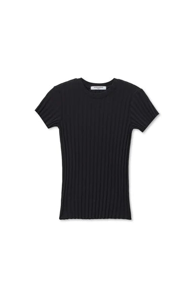 Suri Poorboy Rib Cap Sleeve