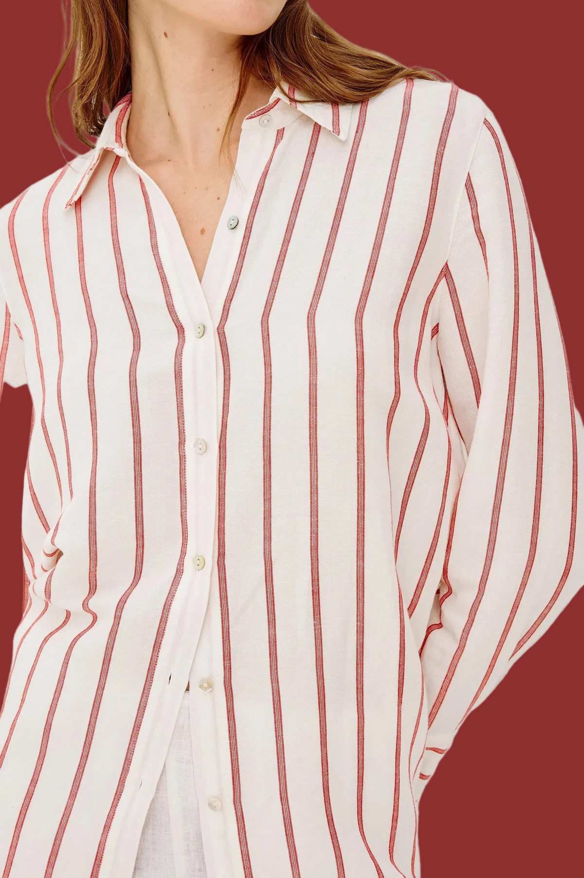 Scarlet Stripe Shirt