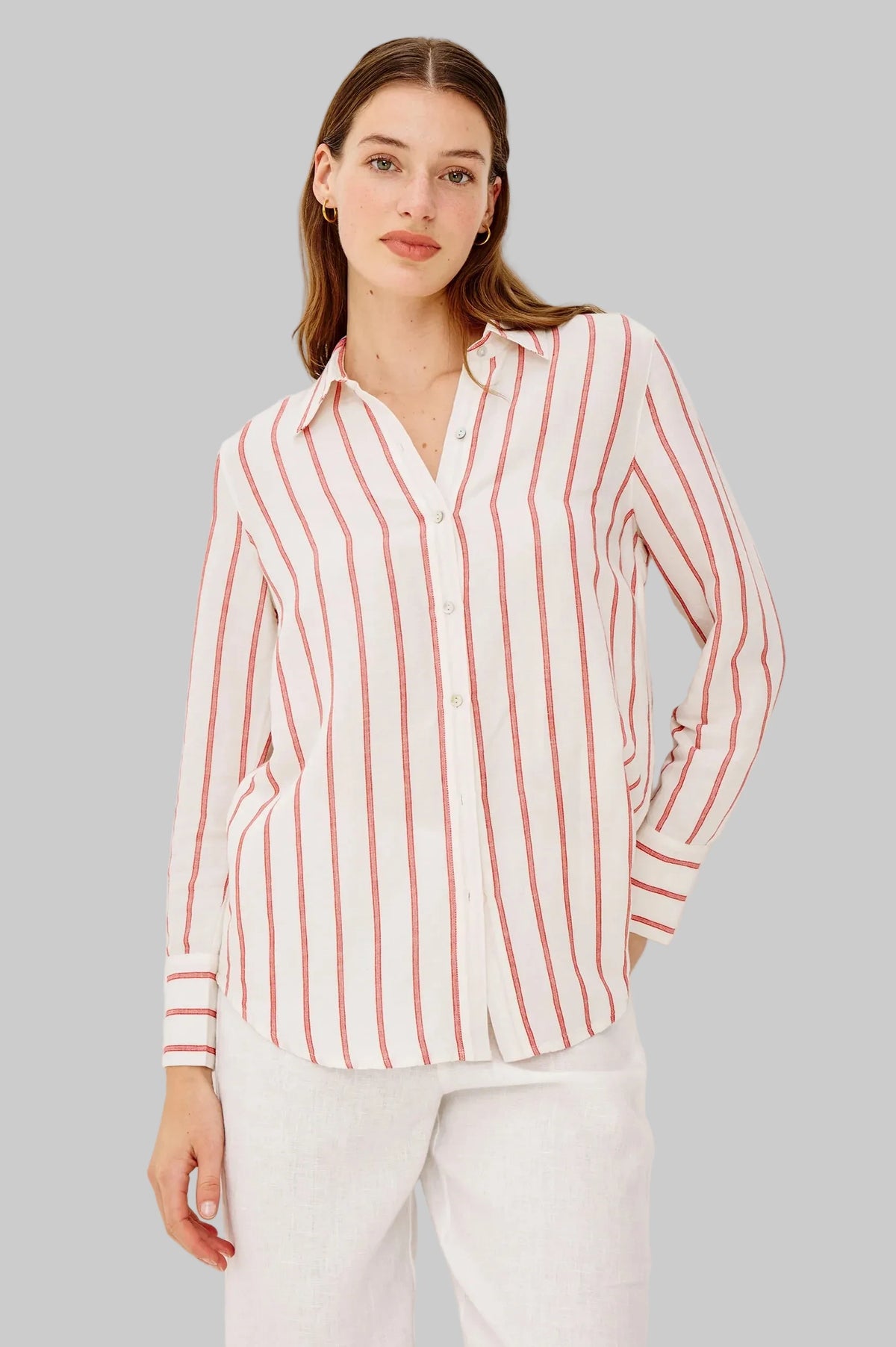 Scarlet Stripe Shirt