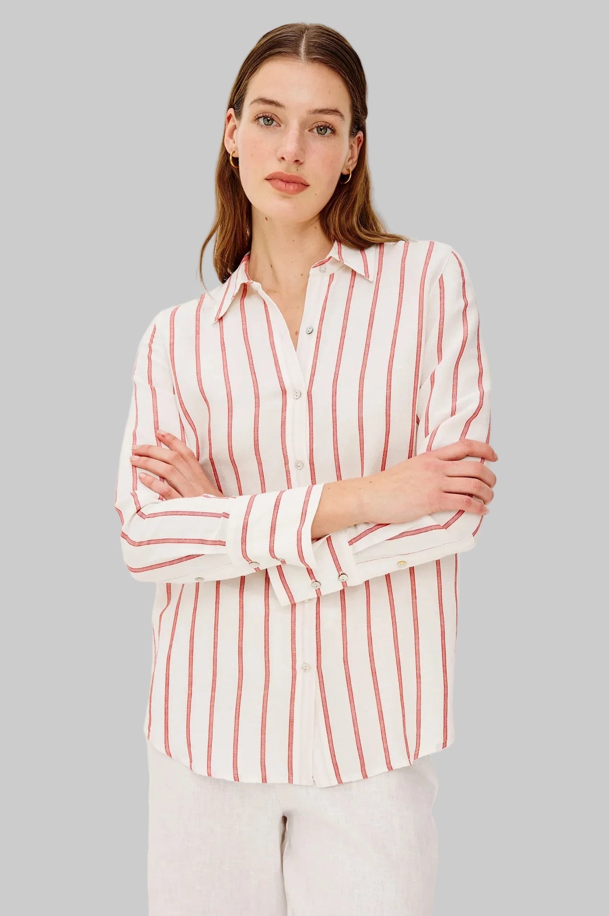 Scarlet Stripe Shirt