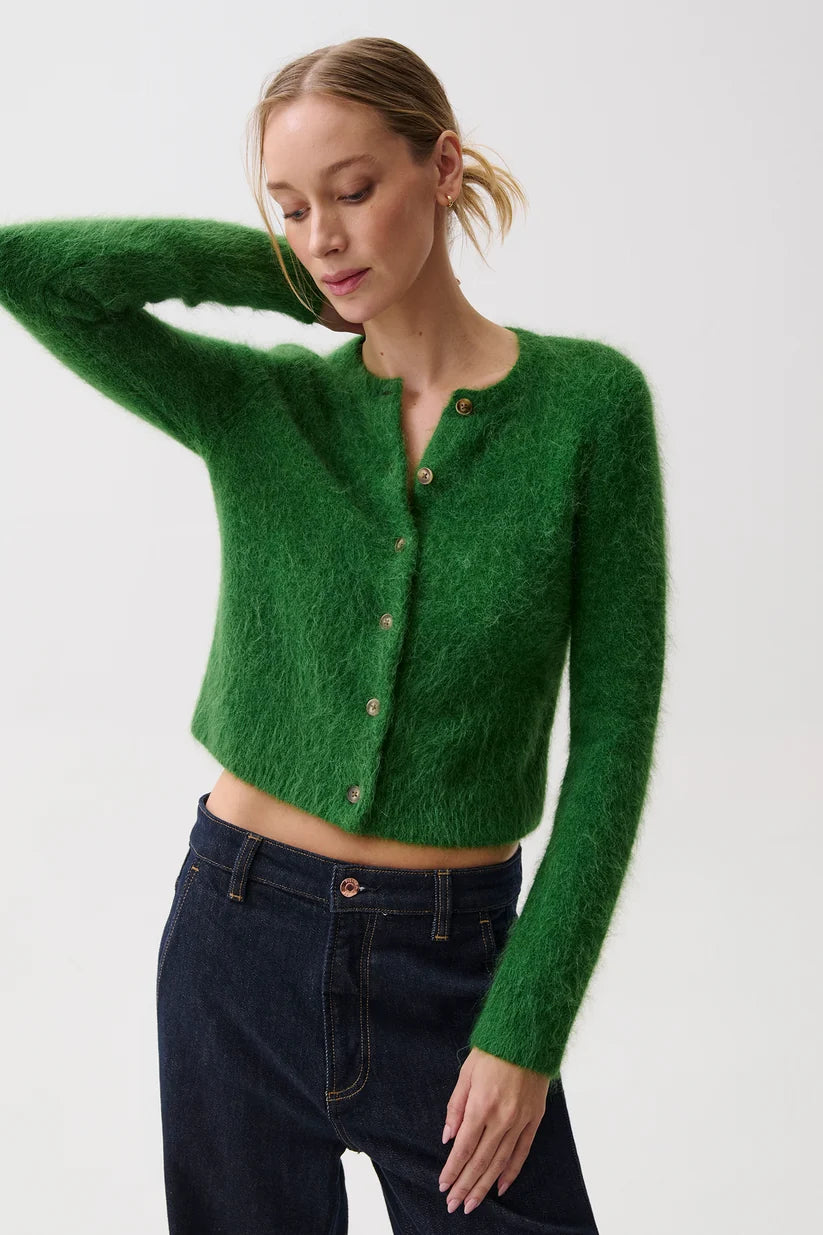 Yara Alpaca Blend Shrunken Cardigan