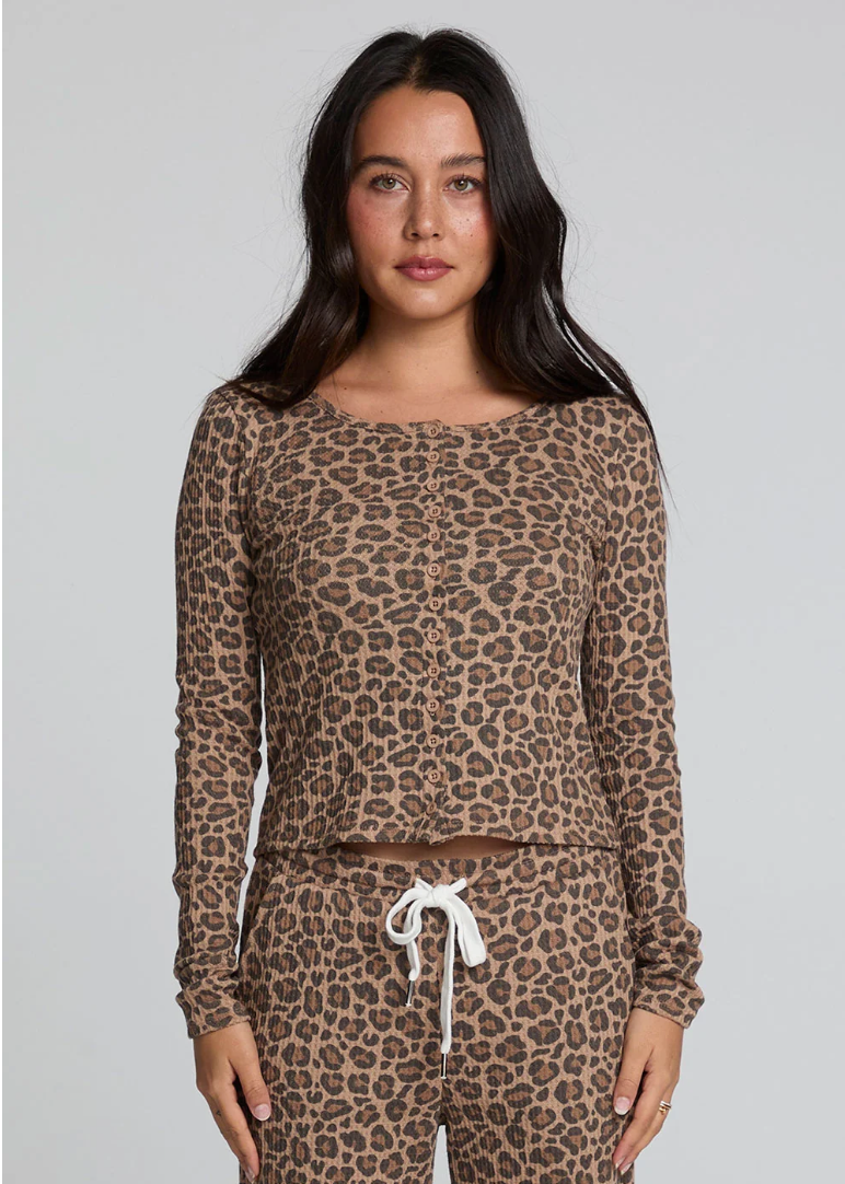 Klara Leopard Button Down