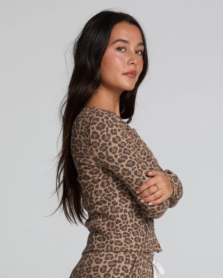 Klara Leopard Button Down