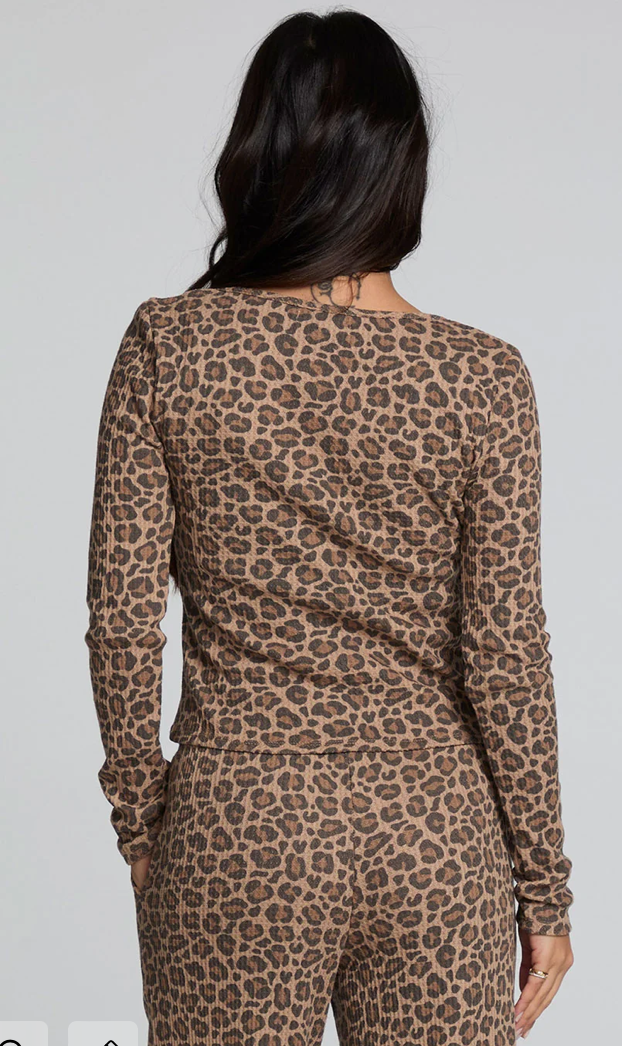 Klara Leopard Button Down