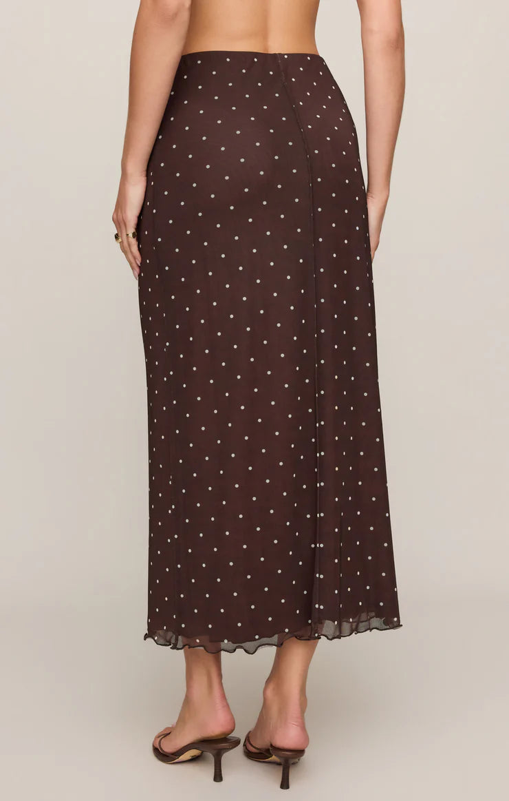 Eda Mesh Midi Skirt