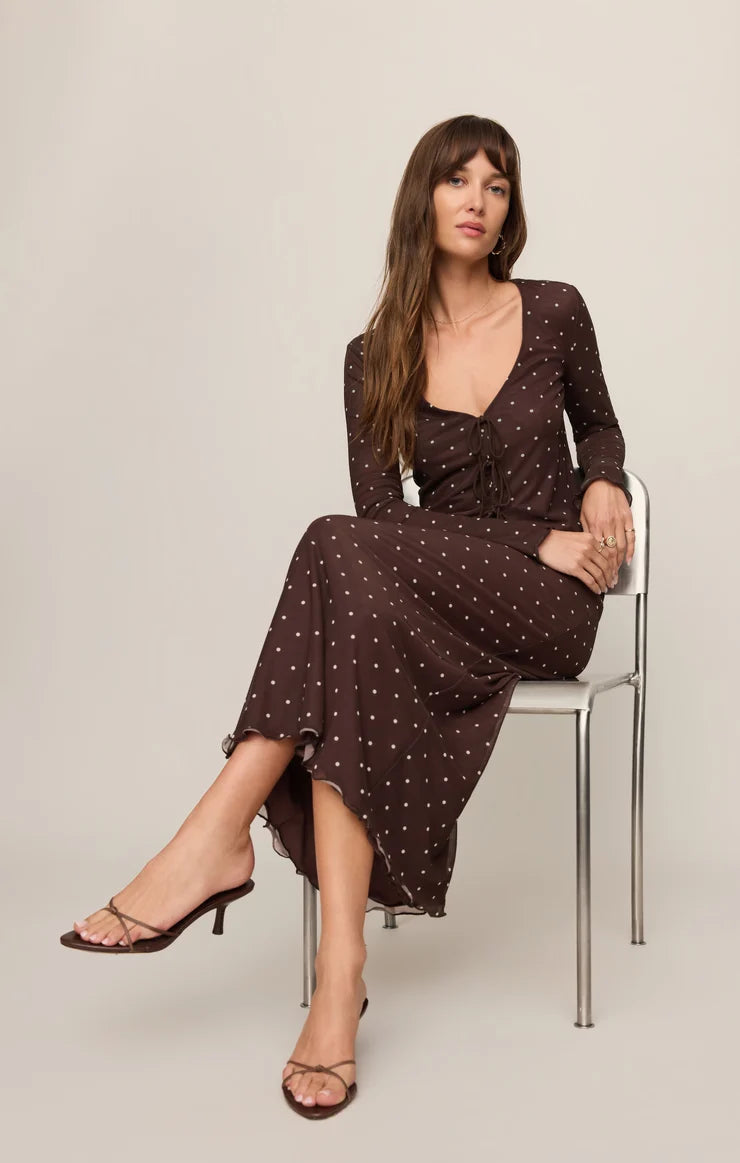 Eda Mesh Midi Skirt