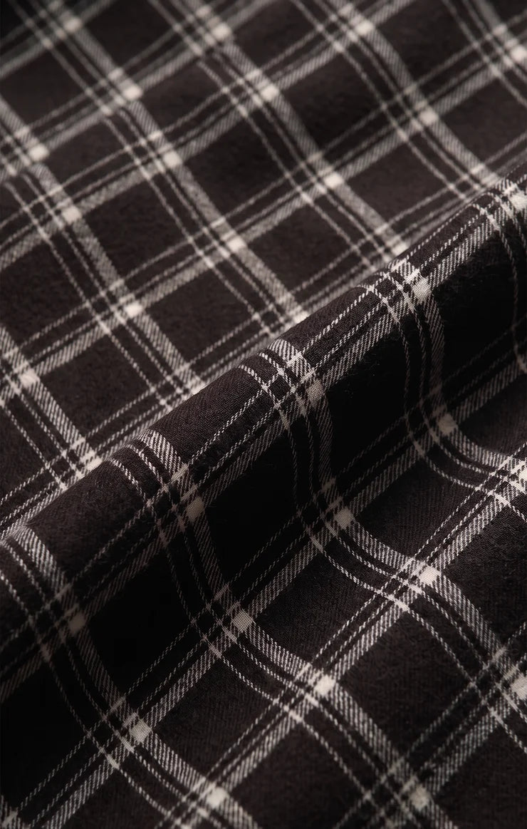 Ash Black Plaid Europa Skirt