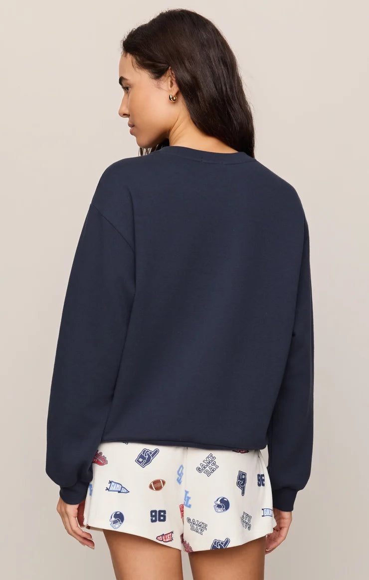 Eclipse Boyfriend Patch Sweatshirt