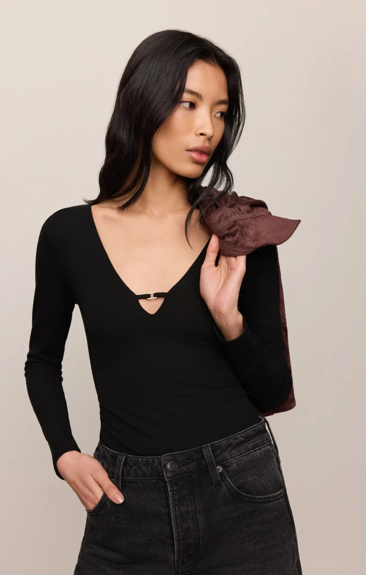 Ginger Bodysuit - Black