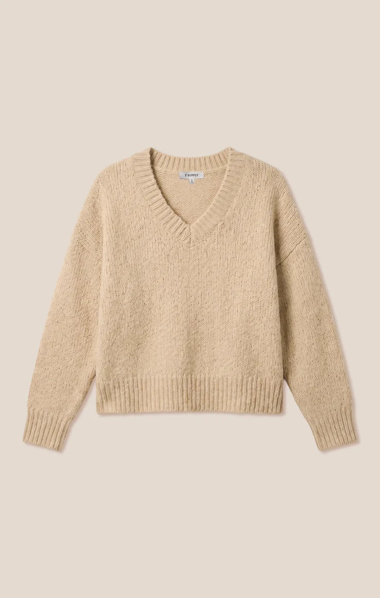 Bolton Boucle Sweater - Chalk