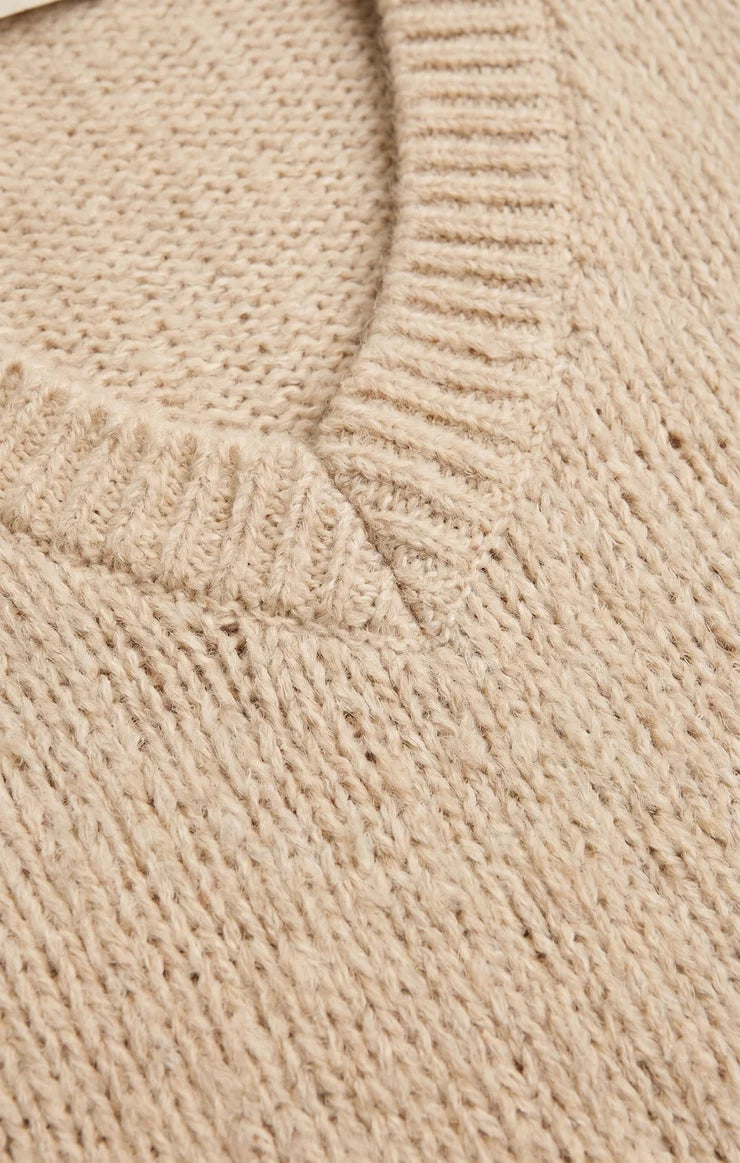 Bolton Boucle Sweater - Chalk