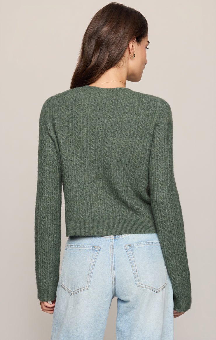 Monsterra Pointelle Cardigan