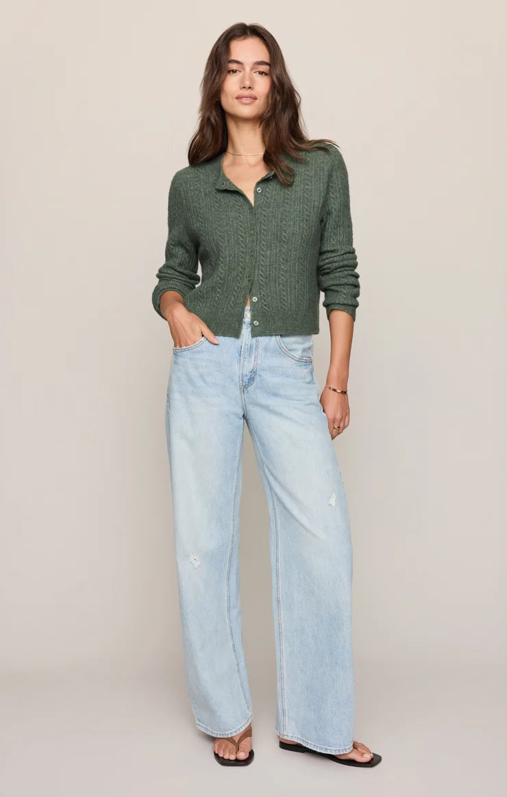 Monsterra Pointelle Cardigan