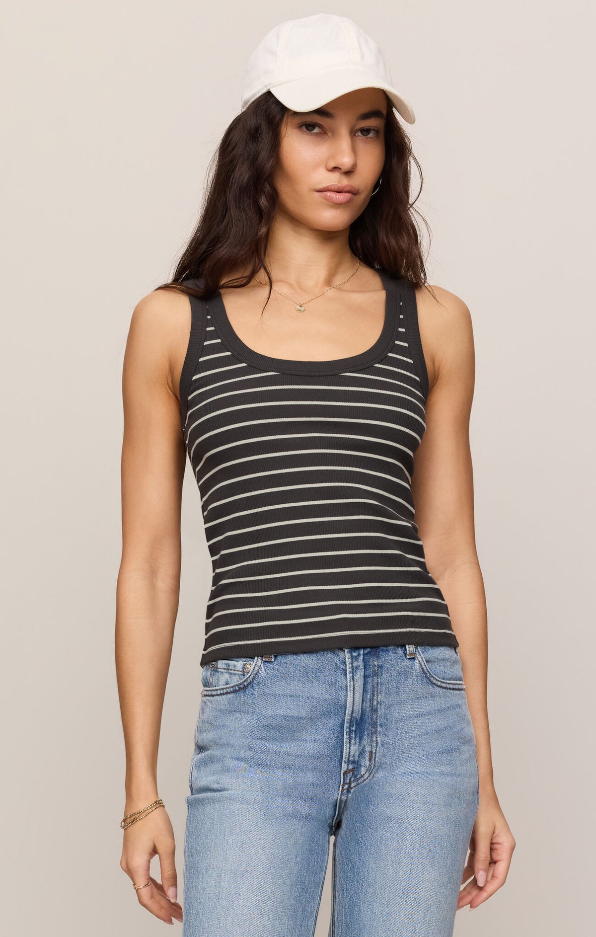 Rowe Tank in Ash Black