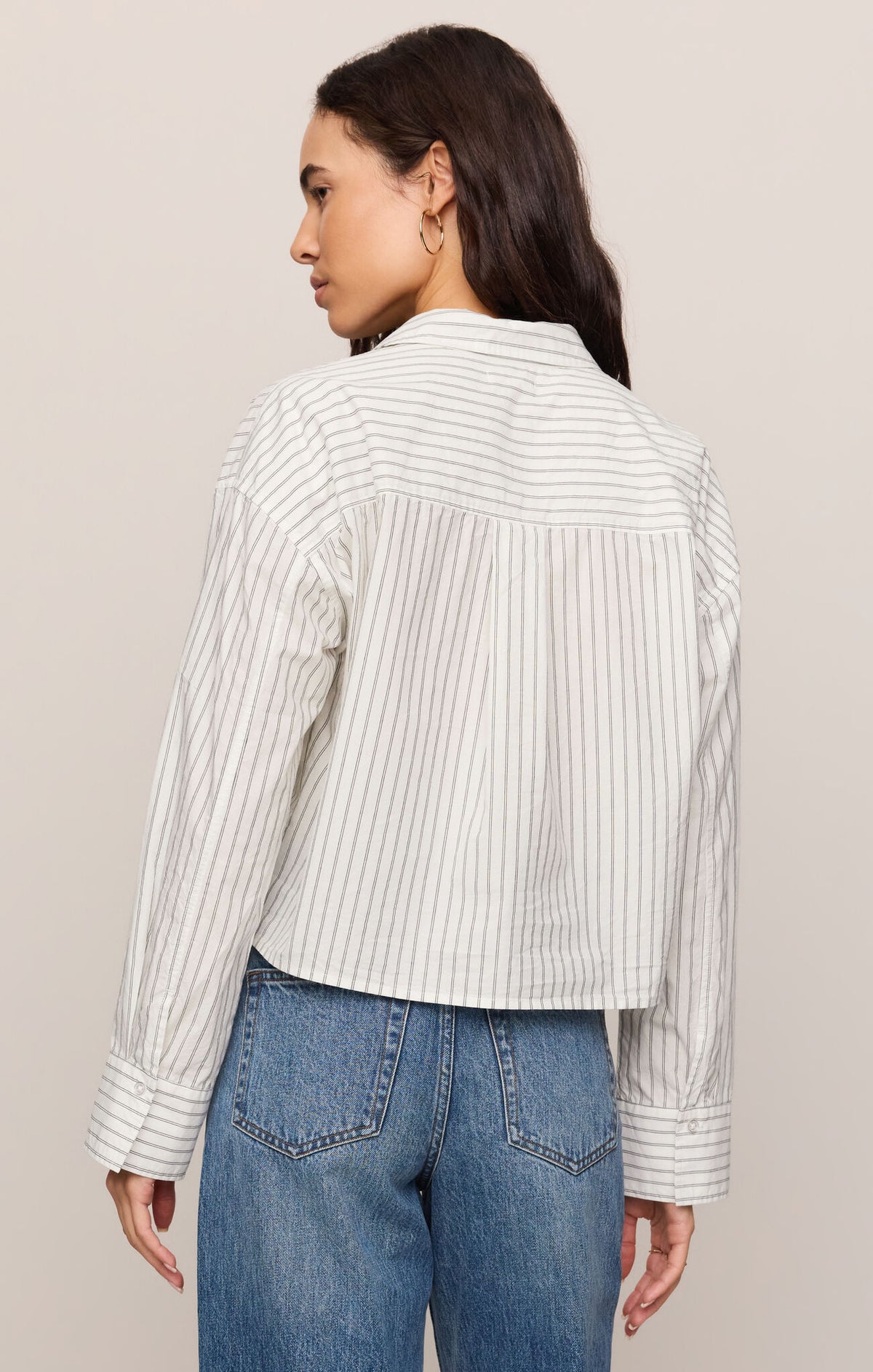 Favorite Striped Button Up Top