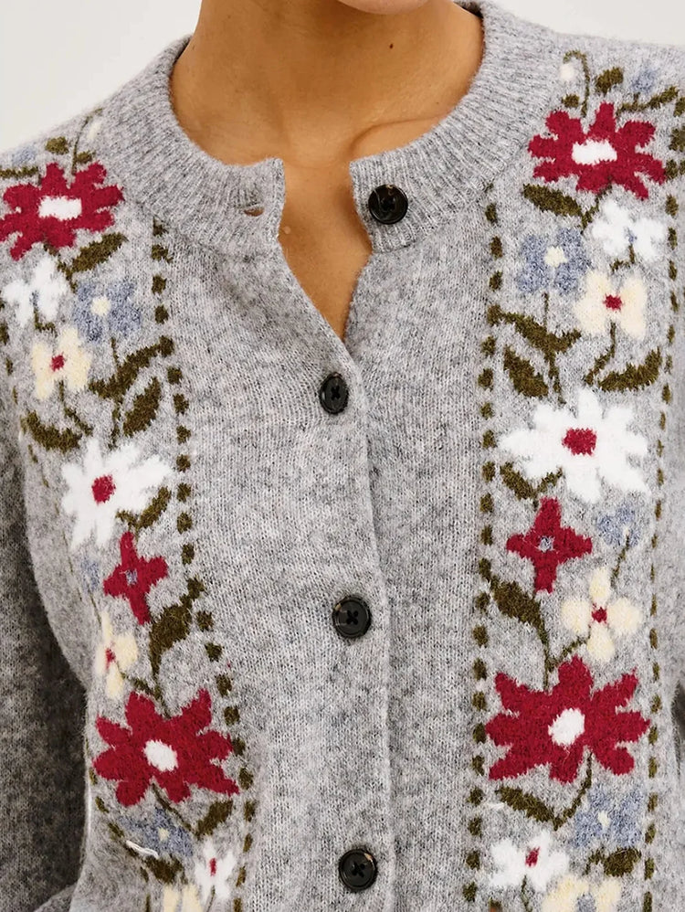Millie Grey Flora Cardigan