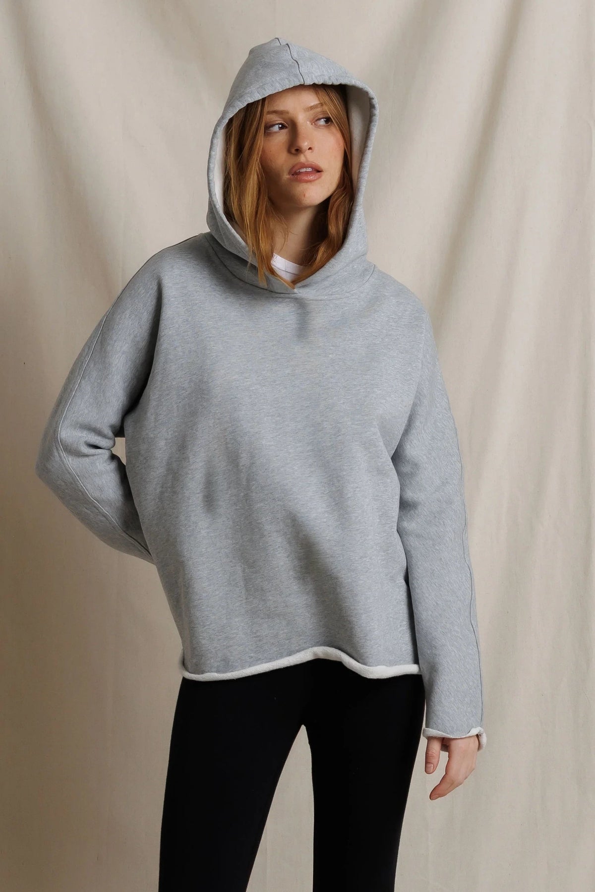 Heather Grey MIMI Pullover Hoodie